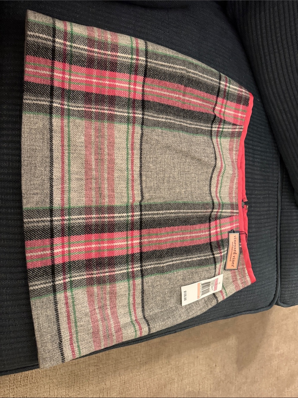 NWT-Vineyard Vines Peppermint Tartan Skirt-Size 2